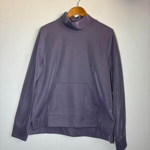 Under Armour‎ Women's Large Coldgear Mock Teck Shimmer Pullover Sweater